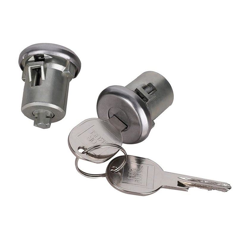 KanSmart C10 Door Lock Cylinder for Chevy C10 C20 C30 Blazer K10 K5 Silverado GMC Sierra 1500 2500 3500 Jimmy Suburban Savana Buick Regal Lesabre Skylark Apollo Pontiac Truck Van Door Locks Cylinder Kit w/Keys - Image 3